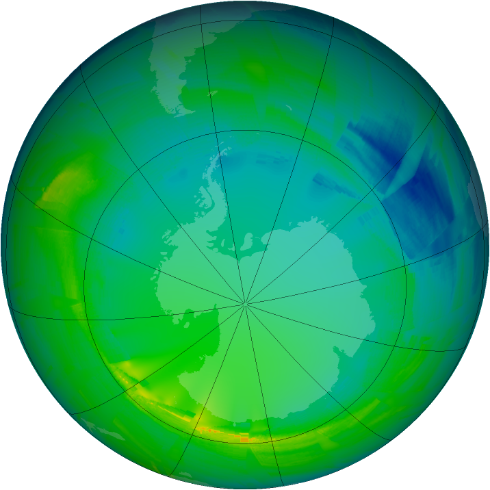 Ozone Map 2010-08-02